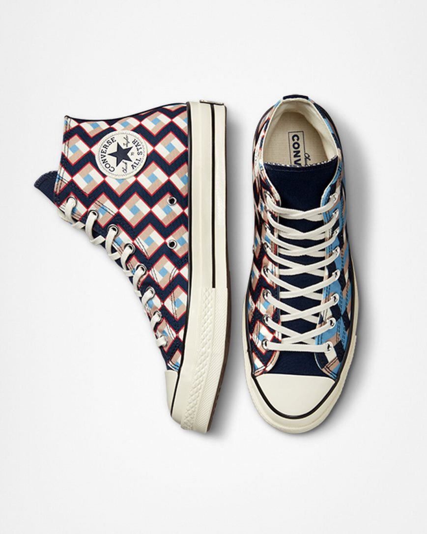 Tenisi Inalti Barbati Converse Chuck 70 Twisted Classics Obsidienne Albastri | RO ZGP13F978